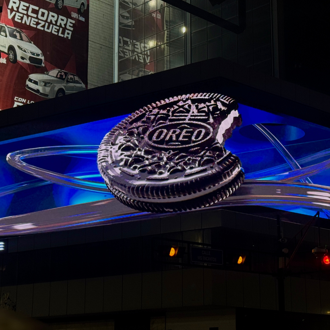 OREO - Primera Valla 3D en Venezuela