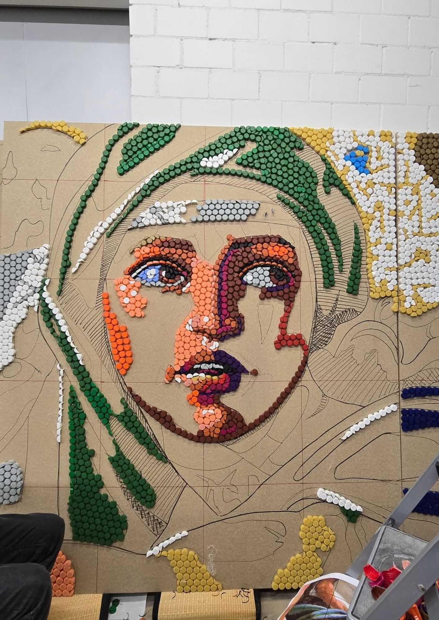 Proceso de creación del mural 