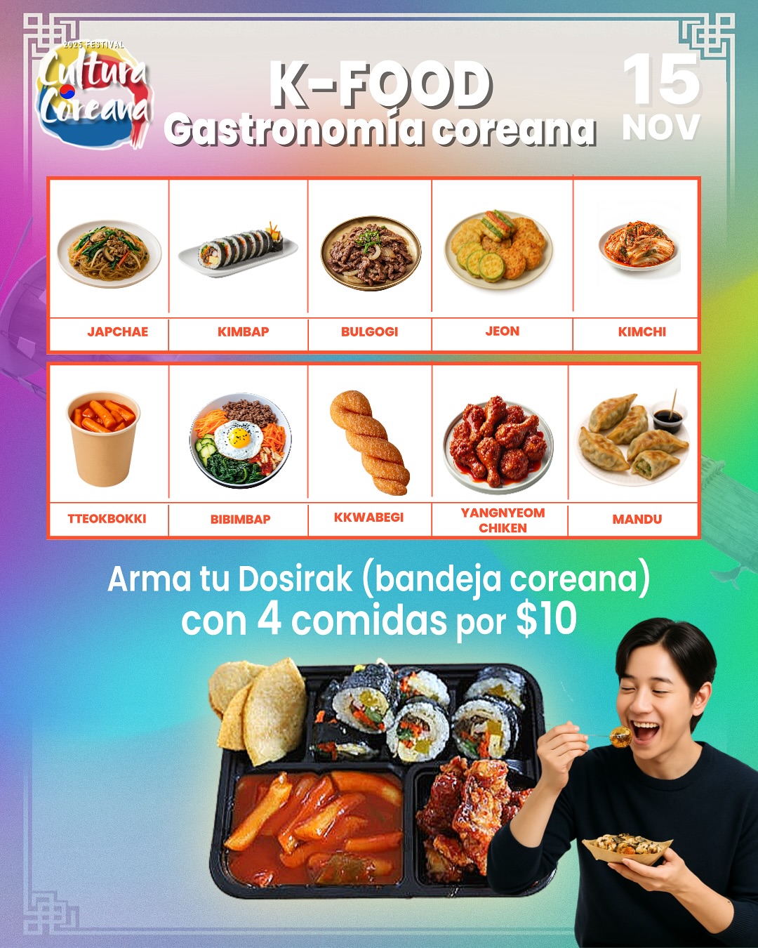 Festival de Cultura Coreana Gastronomía K FOOD